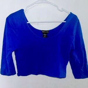 Crop Top Long Sleeve Shirt